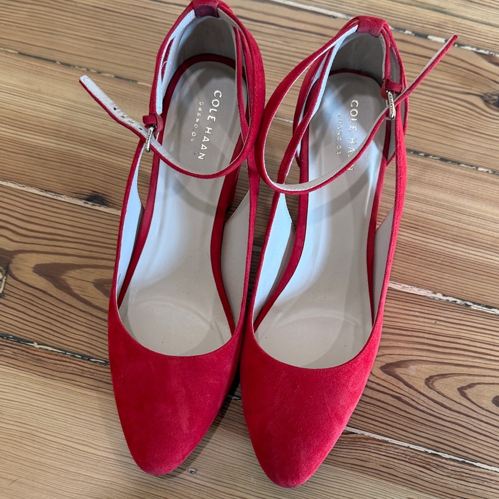 Cole Haan Women's Vibrant Red Heels